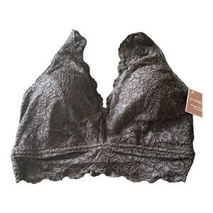 NWT-SMART & SEXY-BLACK LACE BRA-SIZE XXL